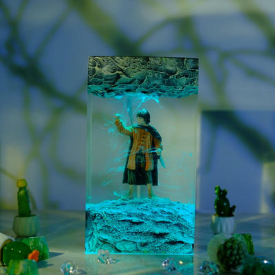 Hobbit Resin Lamp
