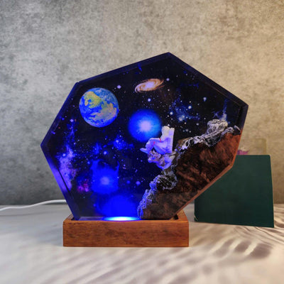 Interstellar Resin Lamp
