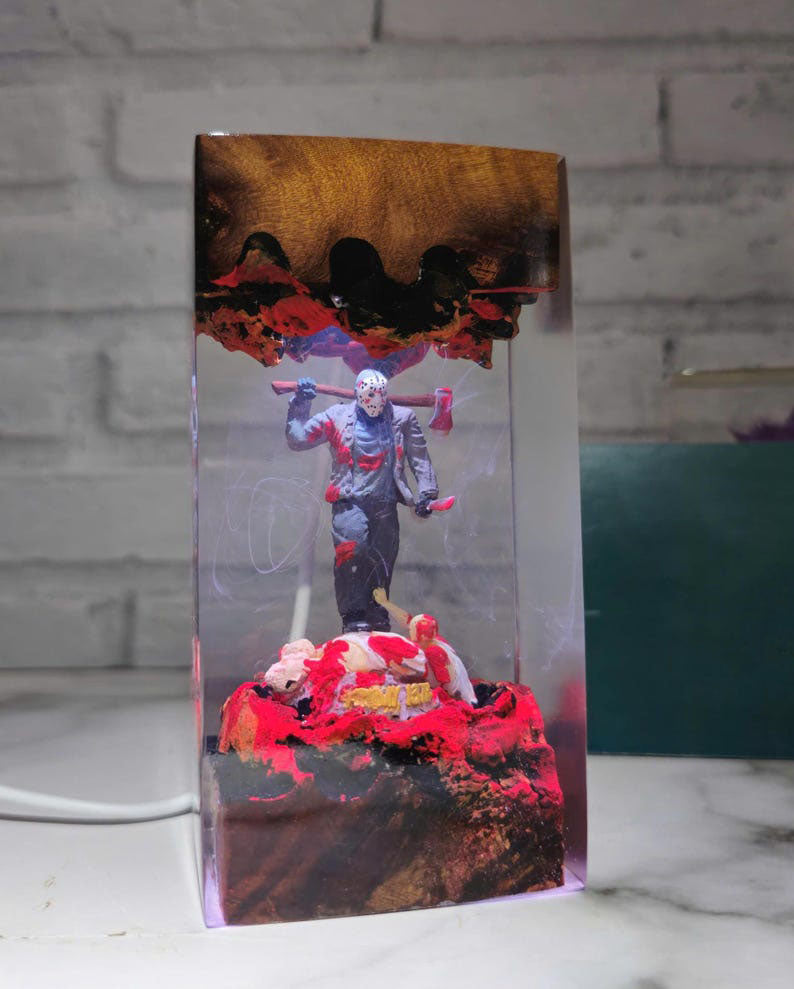 Jason Voorhees Halloween Lamp