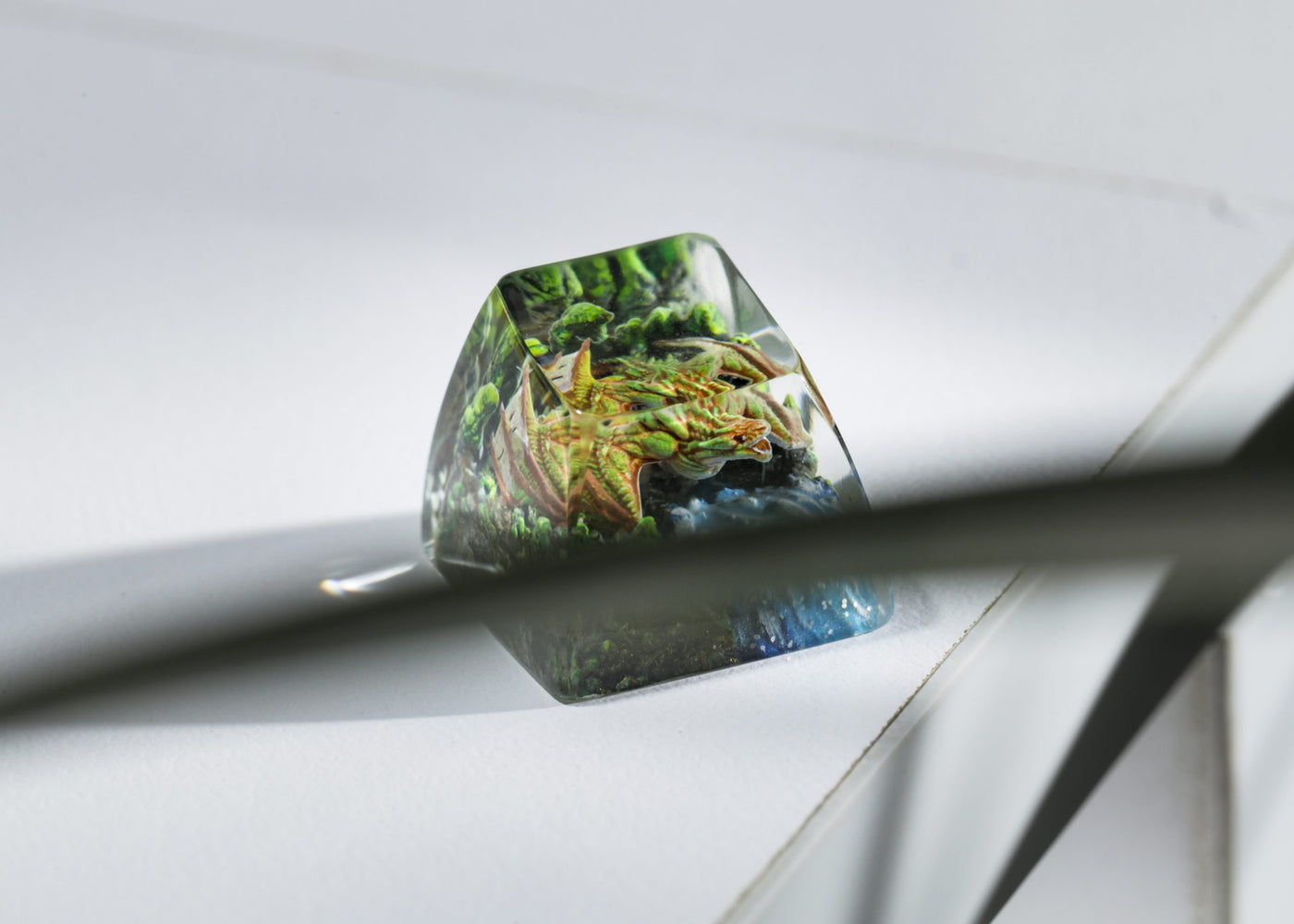 YELLOW GREEN DRAGON – ARTISAN KEYCAPS
