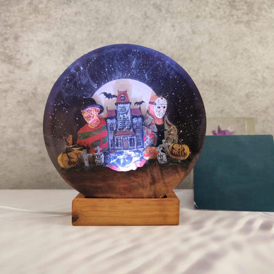 Jason Voorhees & Freddy Krueger Halloween Lamp