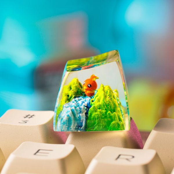 TORCHIC POKEMON – ARTISAN KEYCAP