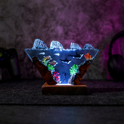 Orca and Sea Turtle Night Light Ver 2