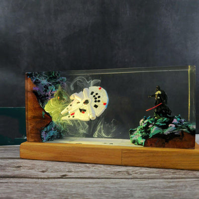 Darth Vader Space Ship Resin Lamp