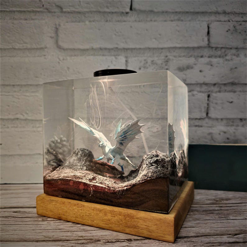 Ice Dragon lamp