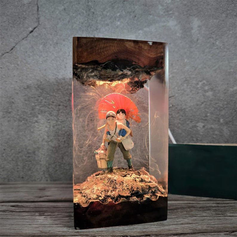 Grave of the Fireflies Statue