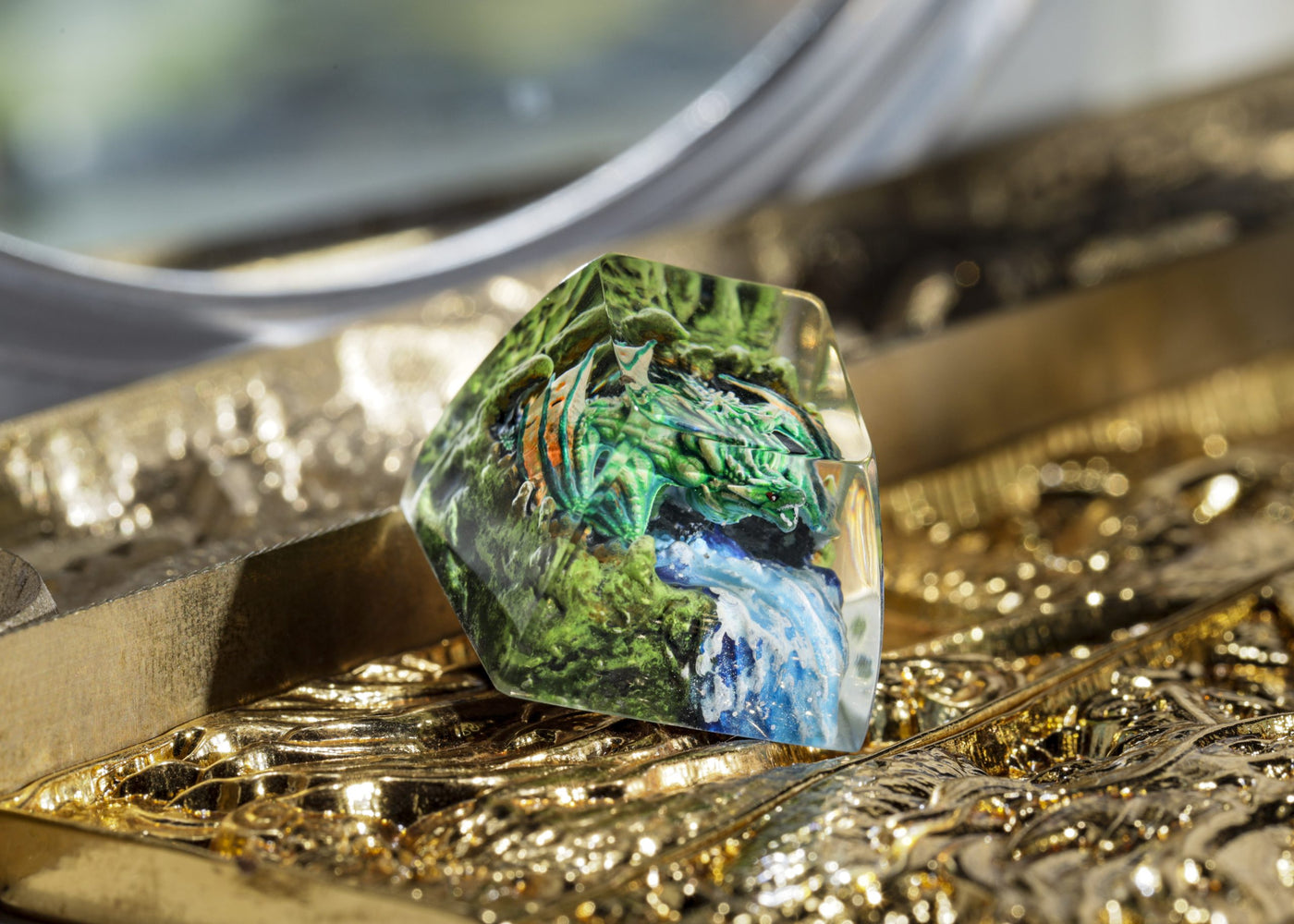 GREEN DRAGON ARTISAN KEYCAPS