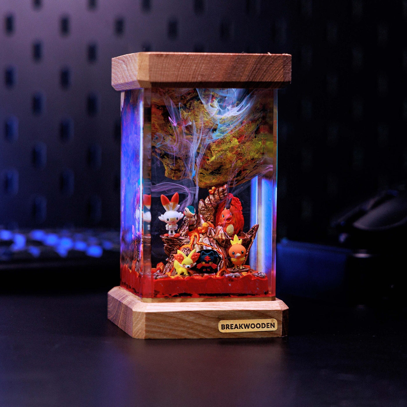 Cute Pokemon World Resin Lamp