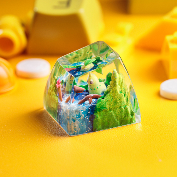 CHIKORITA POKEMON – ARTISAN KEYCAP