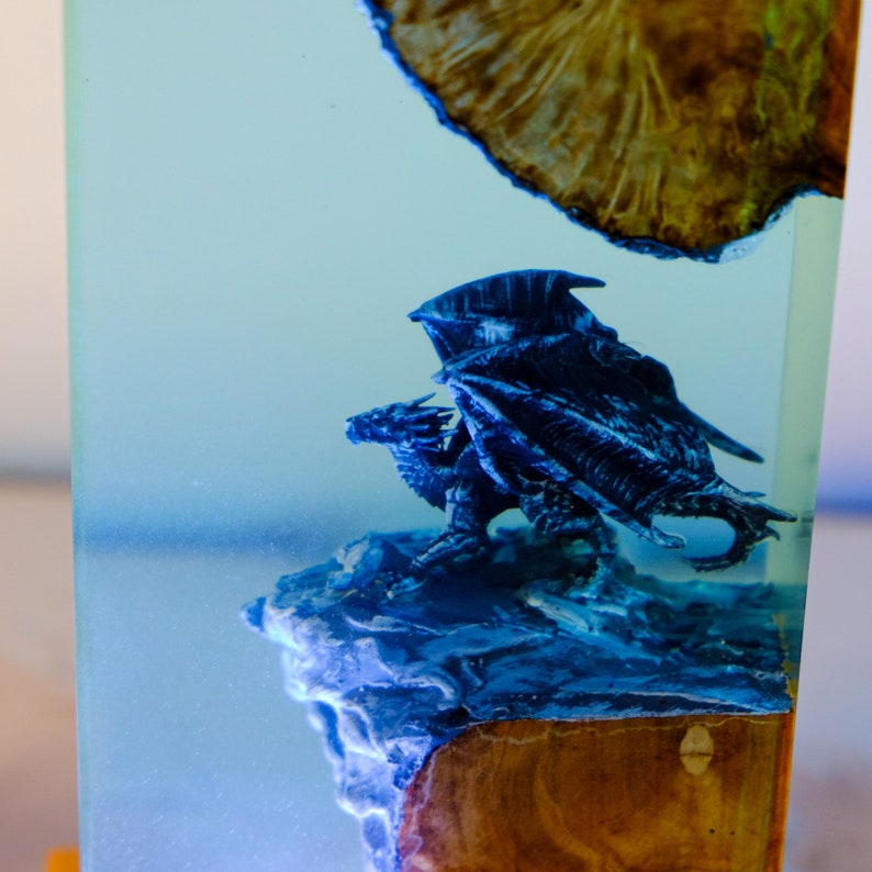 Dragon Resin Lamp