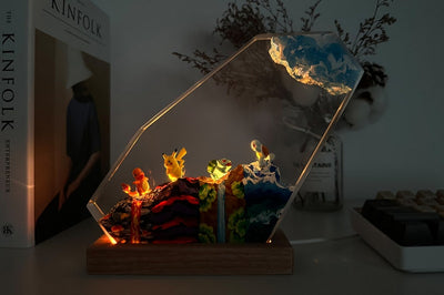 Charmander Pokemon Resin Epoxy Lamp Night Light