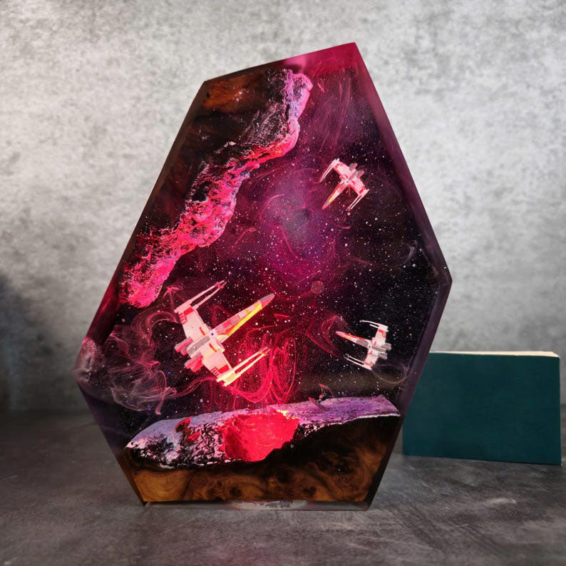 X-Wing Star War Resin Lamp