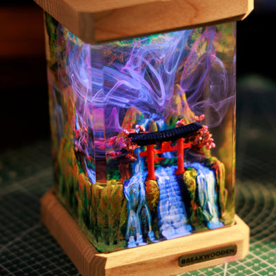 Torri Gate Resin Lamp