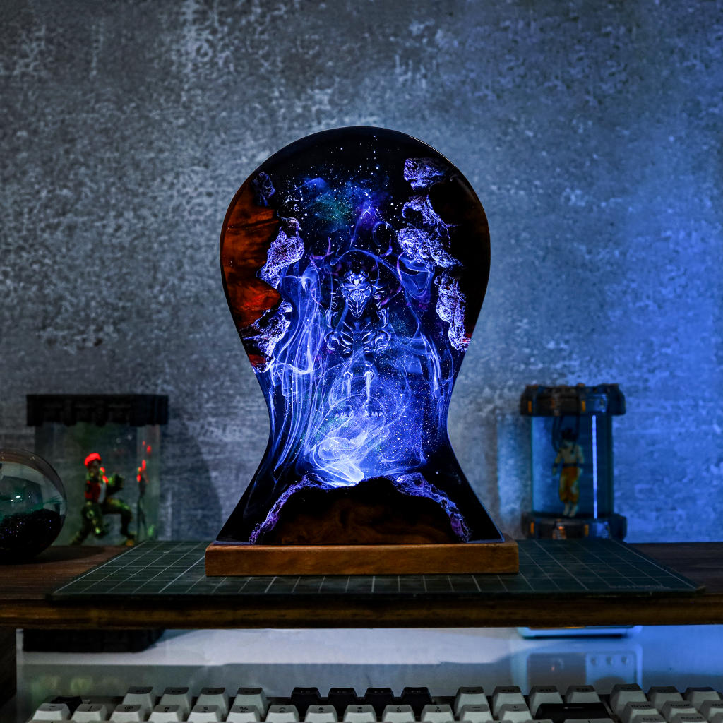 Beru Solo Leveling Headphone Stand Night Lamp