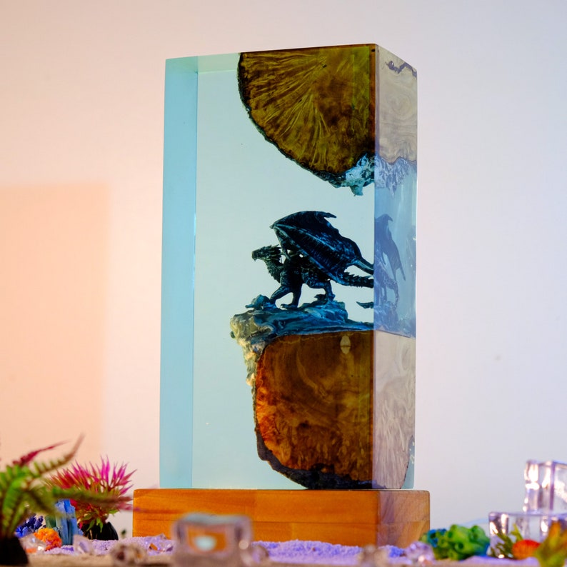 Dragon Resin Lamp