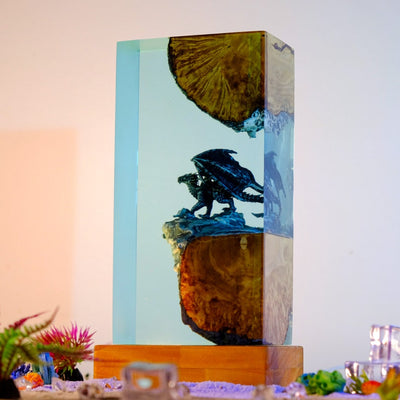 Dragon Resin Lamp