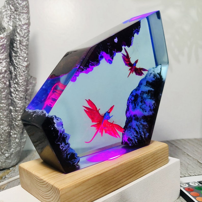 Dragon Avatar 2 Resin Lamp