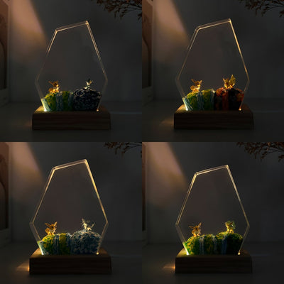 Eevee to Espeon Evolution Pokemon Resin Epoxy Lamp Night Light