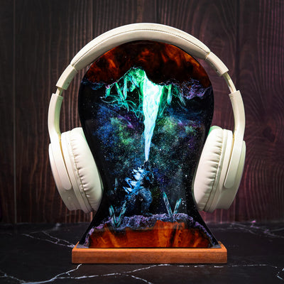 Godzilla Headphone Stand Night Lamp
