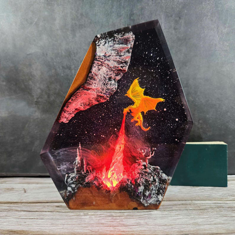 Fire Dragon Breath Night Light 2