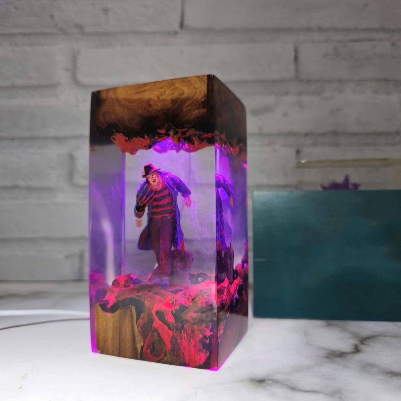 Jason Voorhees & Freddy Krueger Halloween Lamp