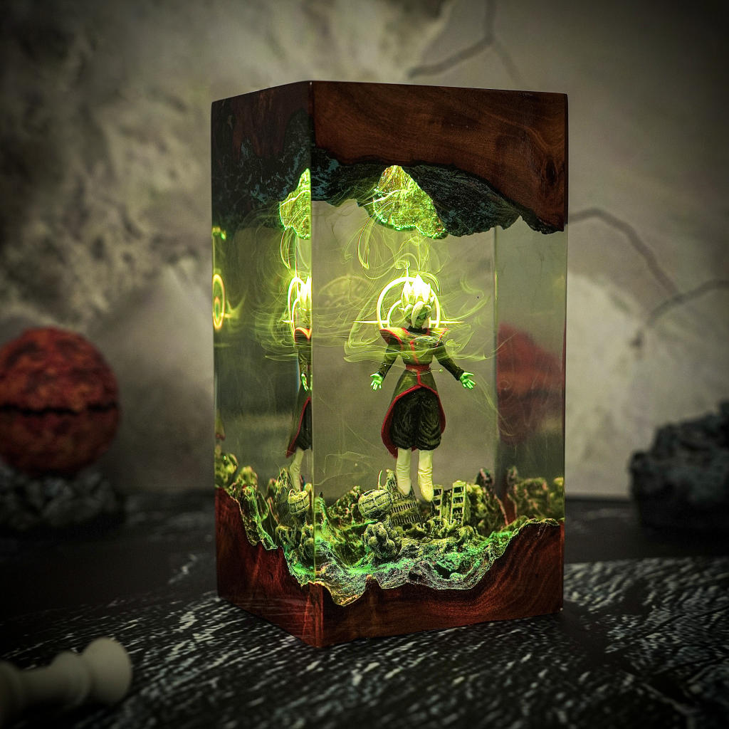 Fused Zamasu Dragon Ball Epoxy Night Lamp
