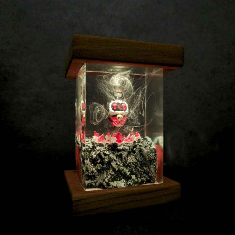 Cult of the lamb Epoxy Lamp