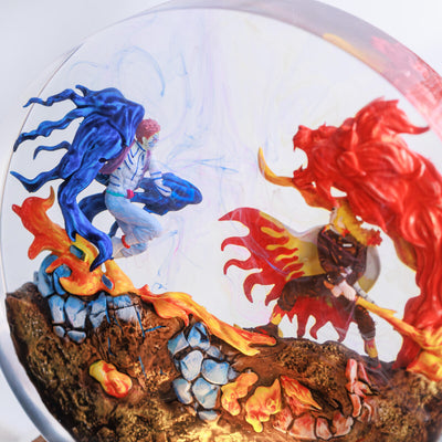 Rengoku vs Akaza Epoxy Resin Lamp
