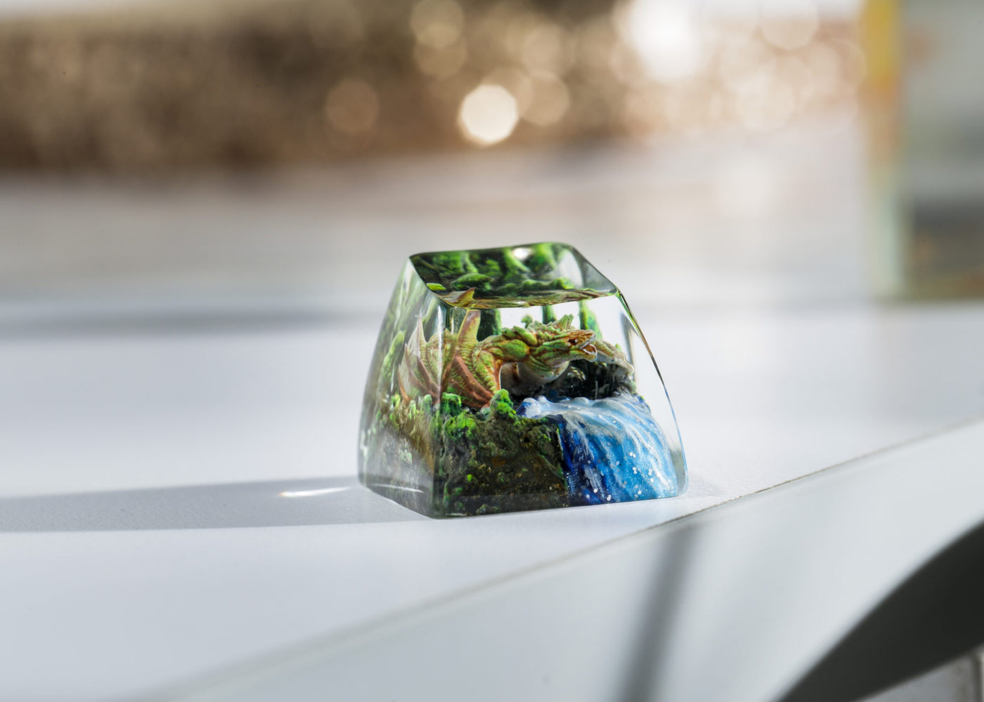 YELLOW GREEN DRAGON – ARTISAN KEYCAPS