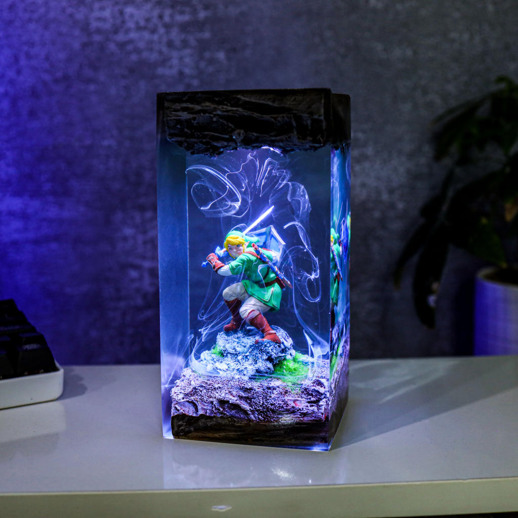 The Legend of Zelda Link Epoxy Lamp