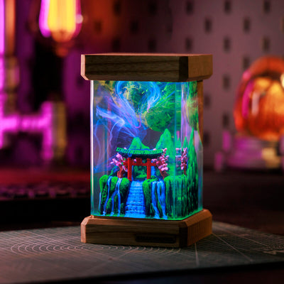 Torri Gate Resin Lamp