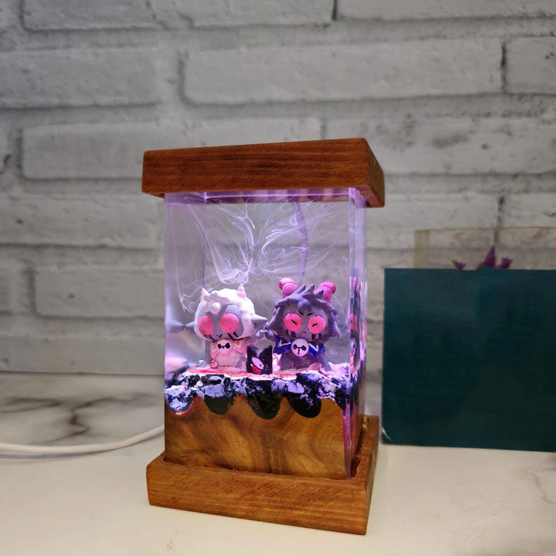 Cult of the lamb Epoxy Lamp