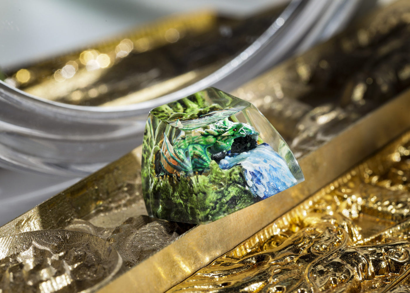 GREEN DRAGON ARTISAN KEYCAPS