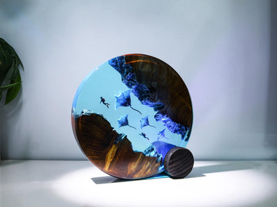 Mariana Trench Adventure Epoxy Lamp