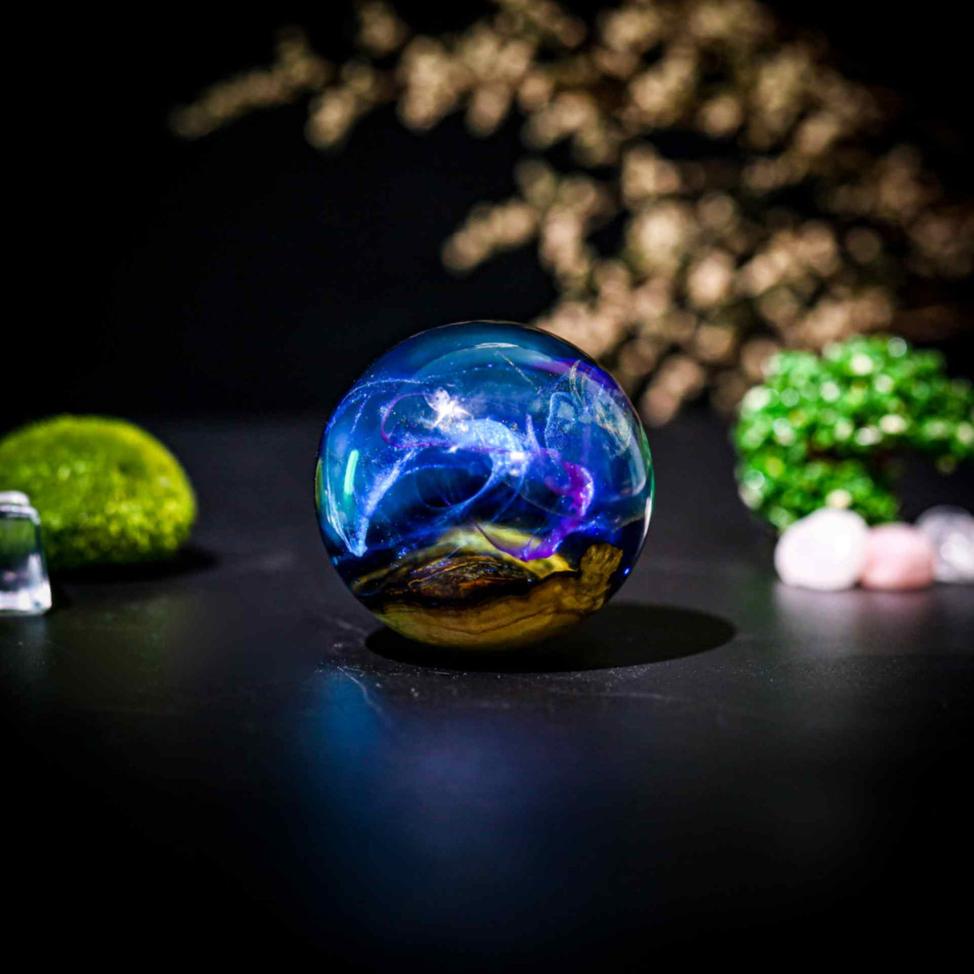 Galaxy Resin Epoxy Paperweight