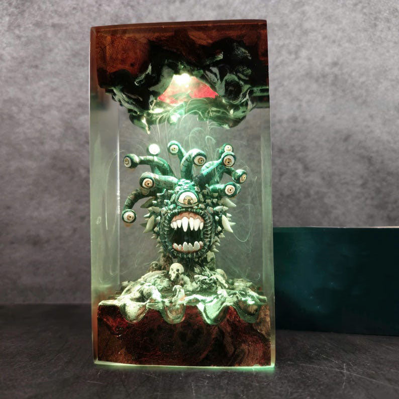 Diorama Behold DND Resin Lamp
