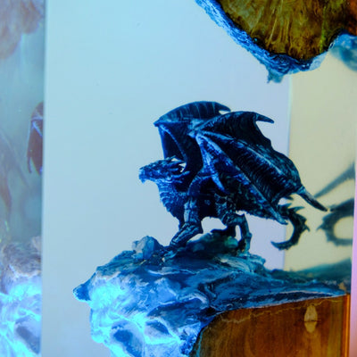 Dragon Resin Lamp