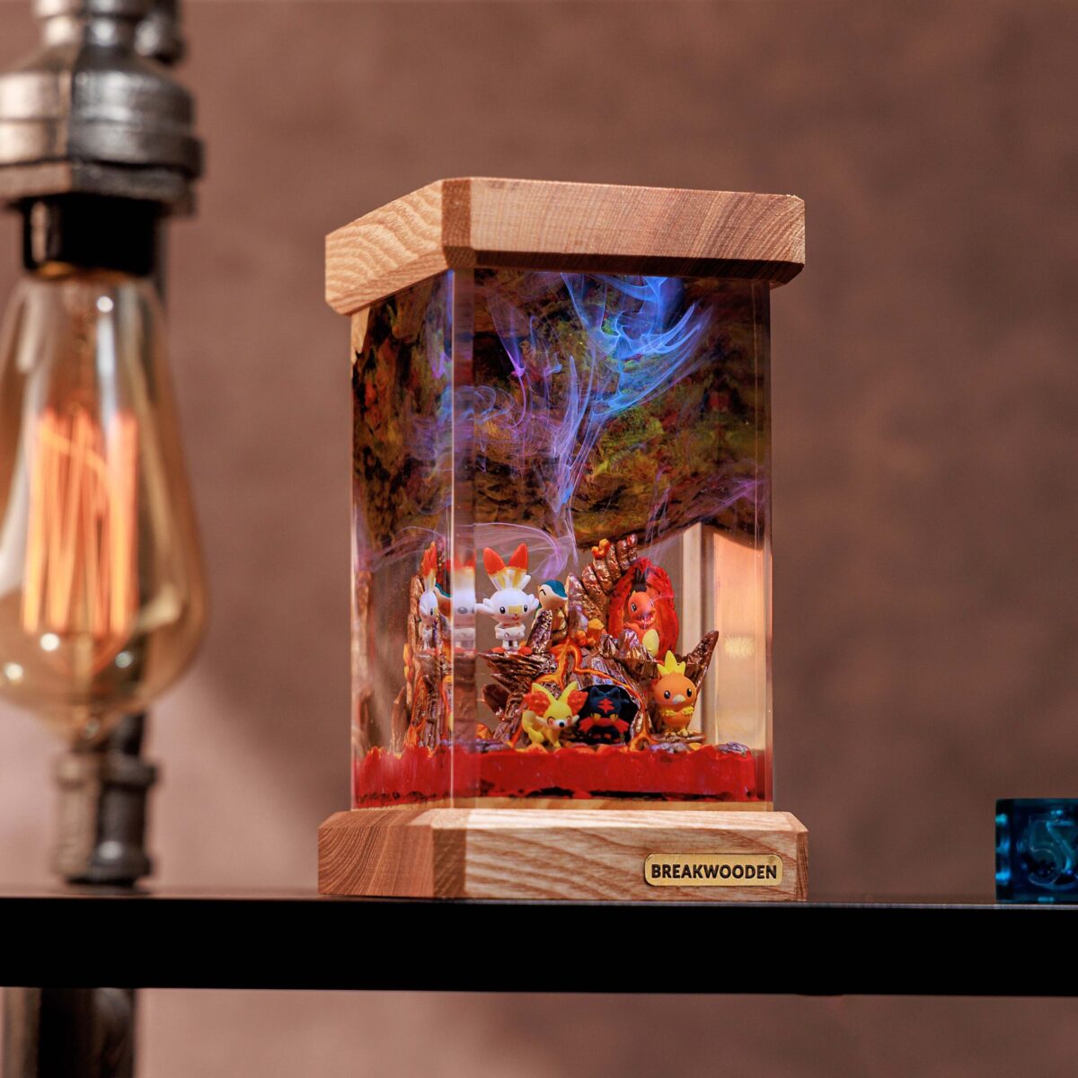 Cute Pokemon World Resin Lamp