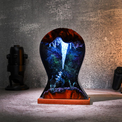 Godzilla Headphone Stand Night Lamp