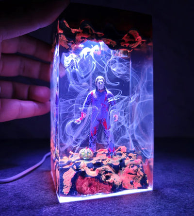 Jason Voorhees & Freddy Krueger Halloween Lamp