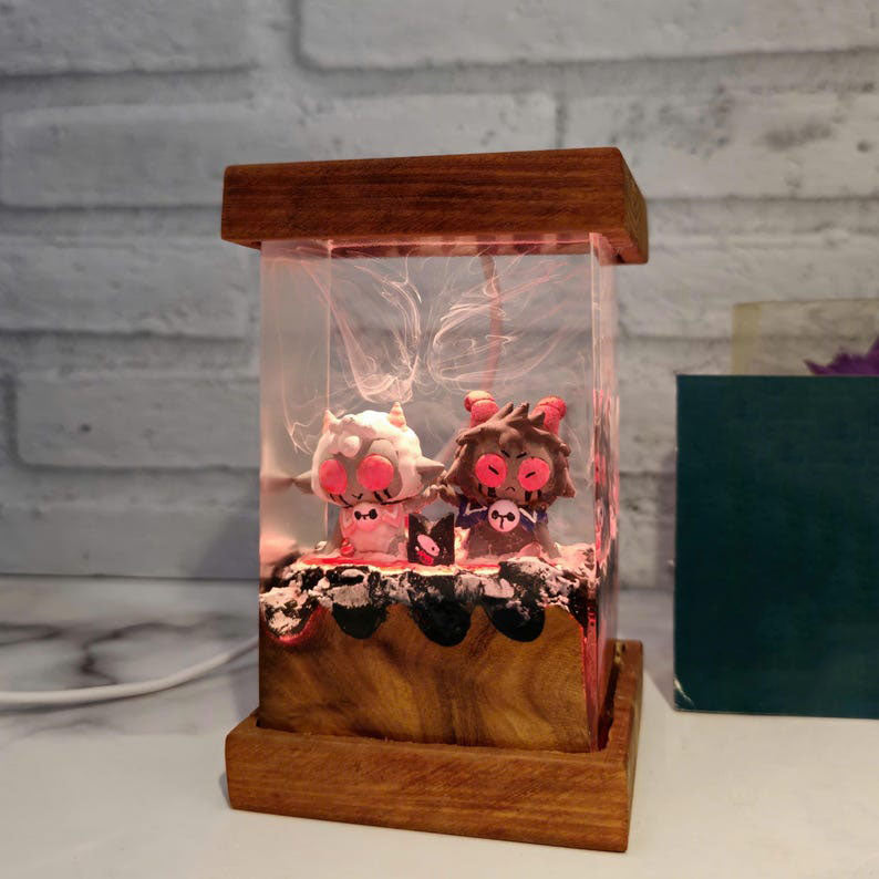 Cult of the lamb Epoxy Lamp