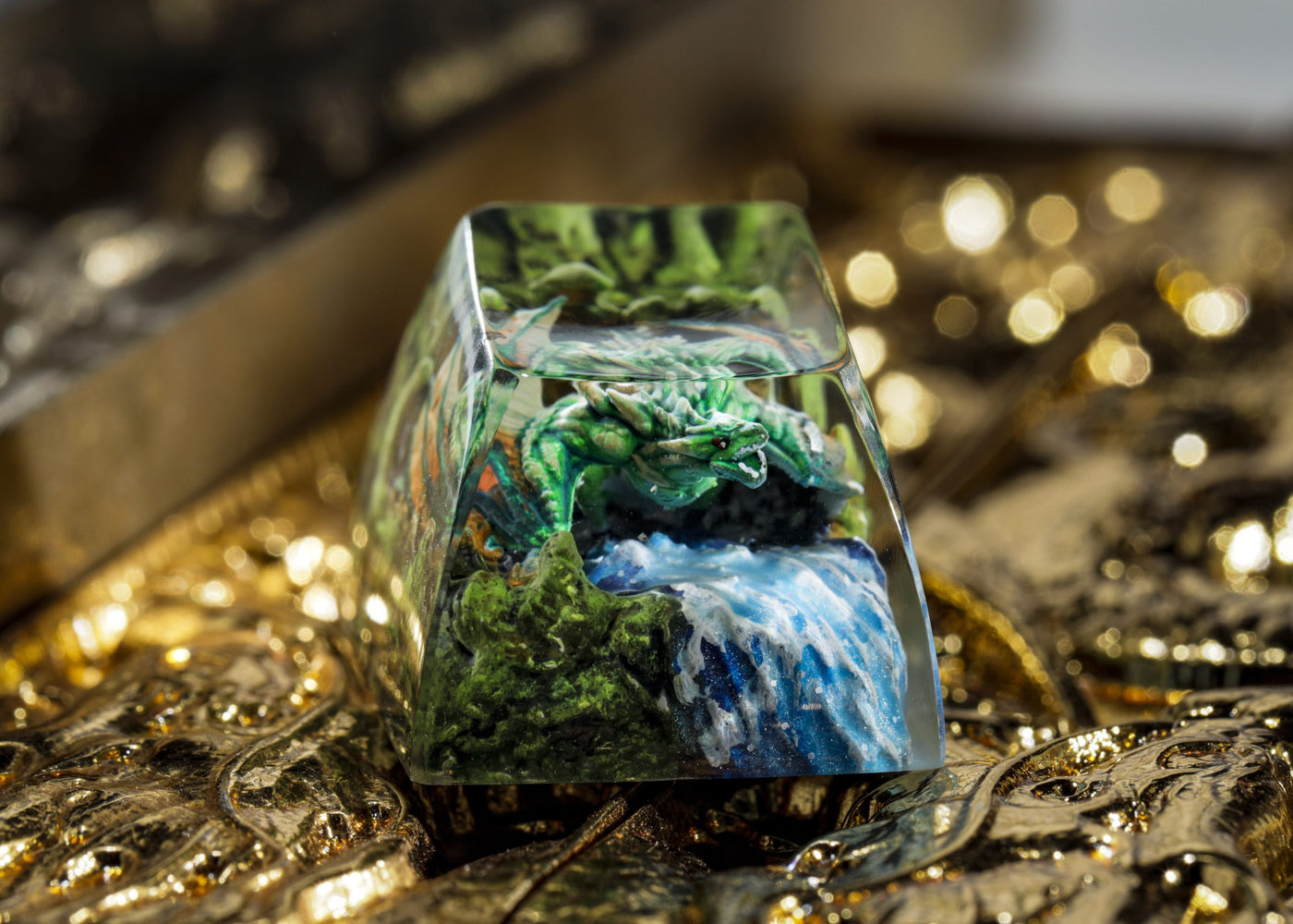 GREEN DRAGON ARTISAN KEYCAPS