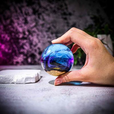 Galaxy Resin Epoxy Paperweight