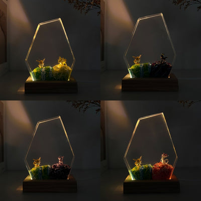 Eevee to Espeon Evolution Pokemon Resin Epoxy Lamp Night Light