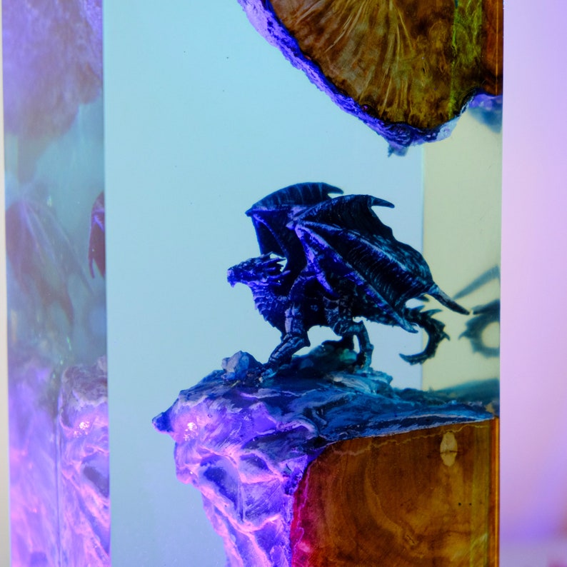 Dragon Resin Lamp