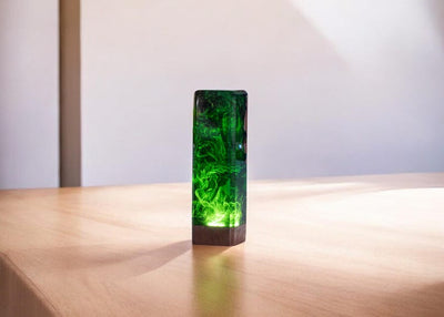 DEEP Green OCEAN Resin Epoxy Lamp