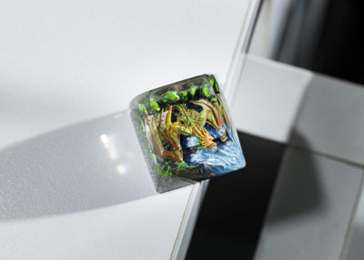 YELLOW GREEN DRAGON – ARTISAN KEYCAPS