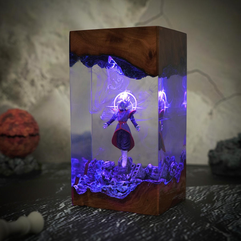Fused Zamasu Dragon Ball Epoxy Night Lamp