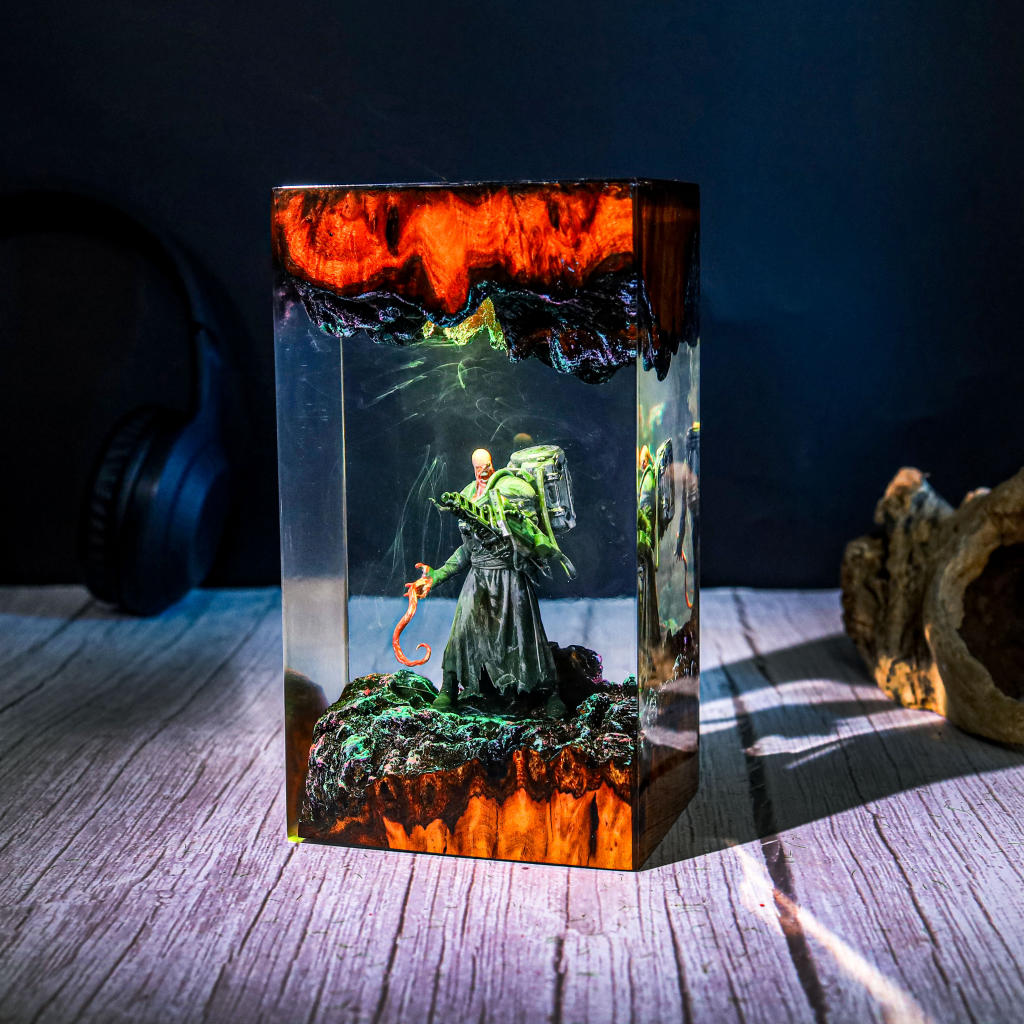 Nemesis from Resident Evil Resin Lamp