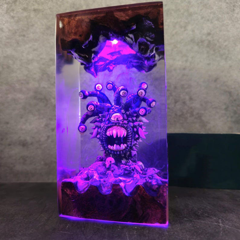 Diorama Behold DND Resin Lamp
